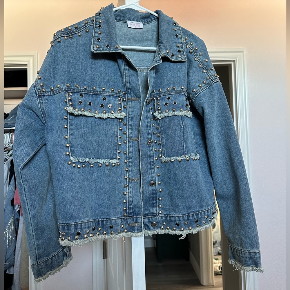 Studded Denim Jacket